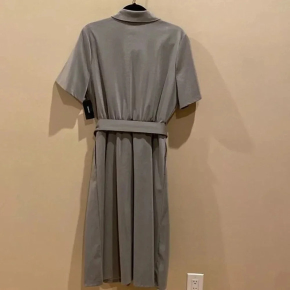 Alfani Embossed Faux-Leather Shirtdress, - Picture 5 of 10